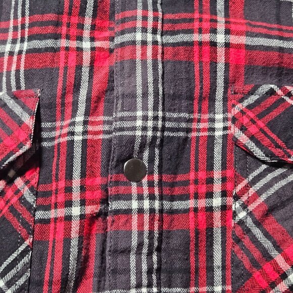 Big Mac Men Sherpa-Lined 2XLT Flannel Jacket Red/Black VTG Americana Gorpcore - Picture 11 of 11